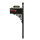Mb Oak Addresses Of Distinction Mailbox Post Kit 7379934327396