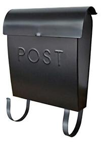 Mb44765 Euro Wall Mounted Mailbox Black