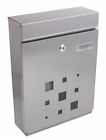 Mbss Peelco Modern Rust Weather Proof Vertical Wall Mount Locking