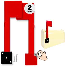 9i-riwu-4muv Mcchjoy Mailbox Flag Replacement Red Pack Of 2 No Tools Needed Weather-proof