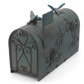 22f679 Meiyihui Heavy Duty Galvanized Steel Mailbox Post Rural Mail Box Postal Stora