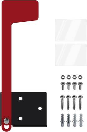 Merear 744759558466 Mailbox Flag Replacement Kit Galvanized Steel Two-way Installation Methods