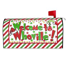 Merihap 727467869741 Whoville Christmas Magnetic Decorative Mailbox Cover Welcome To Xmas