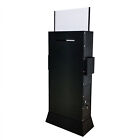 119578-p Metal Ballot Box With Side Pockets Lockable 17 X 8.7 Header Floorstanding