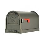 Metal Home Duty Locking Pin Mailbox Dual Patio Vintage Post Curbside Mount Heavy