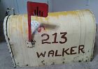 Metal . Seattle Huge Vtg Galvanized School Mailbox Rustic Farm Garden Country