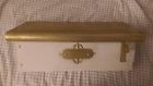 Metal Vintage Mailbox Lid Mount Wall Colored Gold Color White