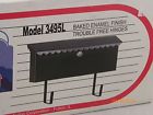3495l Metal Wall Mailbox Locking Mount Black Holder Newspaper Top Fulton Flip