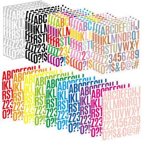 Metsyth 652569366402 Letter Stickers 30 Sheets 1500 Pcs Large Alphabet 2 Inch Multicolor