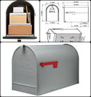 Mg032402 I.m.quality Post-mount Mailbox With 709044148531