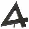 Mhn-12-4-f-bk1 Montague Metal Products Floating House Number Black