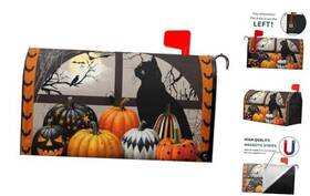 Wyxpqf99240608 Miaoquhe Mailbox Covers Magnetic Standard Size 21 Inch X18 21x18 Black Cat Halloween