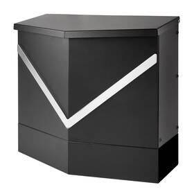 Miozon 760601008200 Weatherproof Wall-mount Locking Mailbox For Outdoor Use - Heavy-duty Anti-the