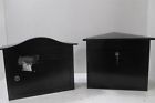 8825m Mixed Mailbox 2. Metal Lot Black.