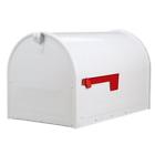 Mlm16kw1 Gibraltar Mailboxes Marshall White Post Mount Locking Mailbox 046462010447