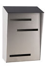 Mmttbwcvlarge Modern Mailbox Vertical Wall Mounted