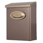 Moffu1hfng Gibraltar Mailboxes Wall Mount Mailbox Locking Vertical Bronze 0046462005184