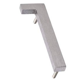 Mhn-08-f-ba1-1 Montague Metal Products 737276010760 House Numbers 8 Inch Polished Brushed Aluminum