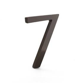Mhn-08-f-rb1-7 Montague Metal Products 737276011132 Solid Aluminum Modern Floating Address House Numbers 8 Inch Coat