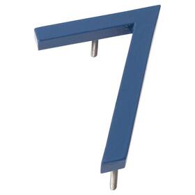 Mhn-12-f-sb1-7 Montague Metal Products 737276017219 Solid Brushed Aluminum Modern Floating Address House Numbers