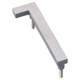 Mhn-16-f-gy2-1 Montague Metal Products 737276020554 Solid Brushed Aluminum Modern Floating Address House Numbers