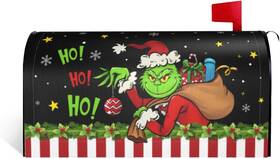Mopurr 313049762700 Christmas Mailbox Covers Magnetic Letter Post Box Cover Wrap Decoration Welcome