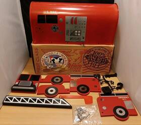 More Than A Mailbox 792355010253 Vintage 1995 Red Fire Engine Firetruck Unused In Box
