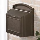 Mounted Bronze French Color Wall Locking Mailbox