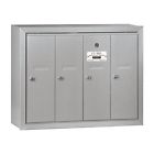 3504asu Mounted Salsbury Doors Aluminum 4 Surface Industries Mailbox Vertical