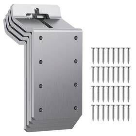 Dt00240f Muzziou 4 Pcs T Post Bracket 3 Inch Target Hanger Sign / Birdhouse Mailbox Mou