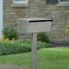 Mx336364 Naiture Bremerton Stainless Steel Mailbox And Post Set 728120849025