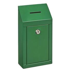 My Charity Boxes 636601432171 Metal Donation Box Steel Collection Office Suggestion Secure