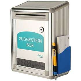 My Charity Boxes 720189907128 Mcb Aluminum Suggestion Box Donation Mail Comment