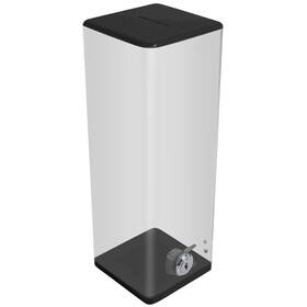 My Charity Boxes 720189907432 Mcb- Donation Box - Ticket 10 Inch Tall Square Acrylic Container B