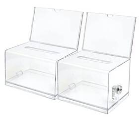 Ac-32-d My Charity Boxes Donation Collection Ballot Box Ticket And Drawing Voting Or Comment Office