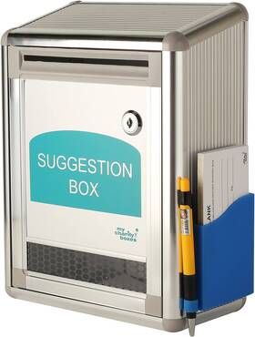 Am-01 My Charity Boxes Mcb Aluminum Suggestion Box Donation Mail Comment