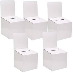 Pb-01 My Charity Boxes Donation Collection Ballot Box Reusable Thick Raffle Ticket Cardboard