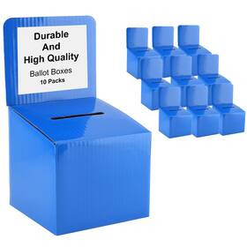 Pb-02 My Charity Boxes Raffle Ticket Box Donation Collection Ballot Reusable Sturdy Thick Cardbo
