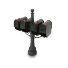 N1025292 Postal Products Black Unlimited Eastport Mailbox With Post 190684509163