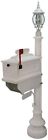 N1027259 Postal Products Unlimited Mailbox Lantern Post In Sturdy 0640024181752