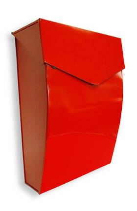 Nach 692000149096 Mailboxes For Outside Wall Mount 4.8 X 10 13 Inch Red Mounted Mailbox