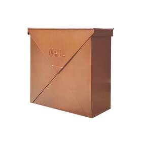 Nach 692000157329 Mailboxes For Outside Wall Mount 10 X 4 Inch Copper Mail Boxes