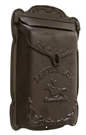 Dy-2913br Nach 772749473208 Cara Vintage Antique Lockable Wall Mounted Heavy Duty Cast Iron M