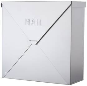 Nach 773222477935 Mailboxes For Outside Wall Mount 10 X 4 Inch Silver Boxes House Out