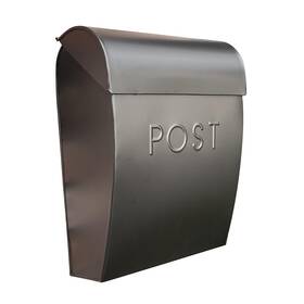 Nach 881391001131 Sylvia Modern Wall Mount Mailbox Euro Post Mailboxes For Outside Rust Resilient