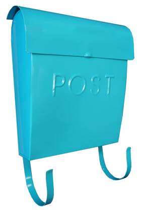 Nach 881391002541 Mailboxes For Outside Wall Mount 12 X 11.2 4.5 Inch Light Turquoise