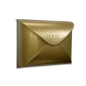 Nach 881391005092 Envelope Wall Mount Mailbox Maximum Rust Protection Metal Antiqu