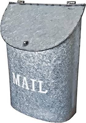 Nach 881391008130 Locking Mailbox 13.9 X 3.93 10.6 Inch Antique Metal With Lock Ha