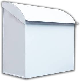 X11.8 Nach 881391016739 Large Mailbox For House 12.4 Inch X7.1 White Mailboxes Outside Waterpr