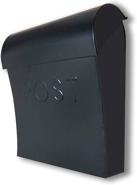 Nach 881391018276 Vicki Black Mailboxes For Outside Wall Mount Weather Resistant Metal Mailbox